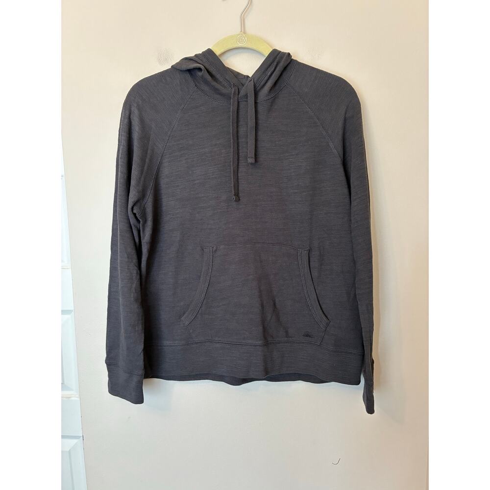 Faherty Sunwashed Organic Hoodie Gray Women's Small - Picture 2 of 9